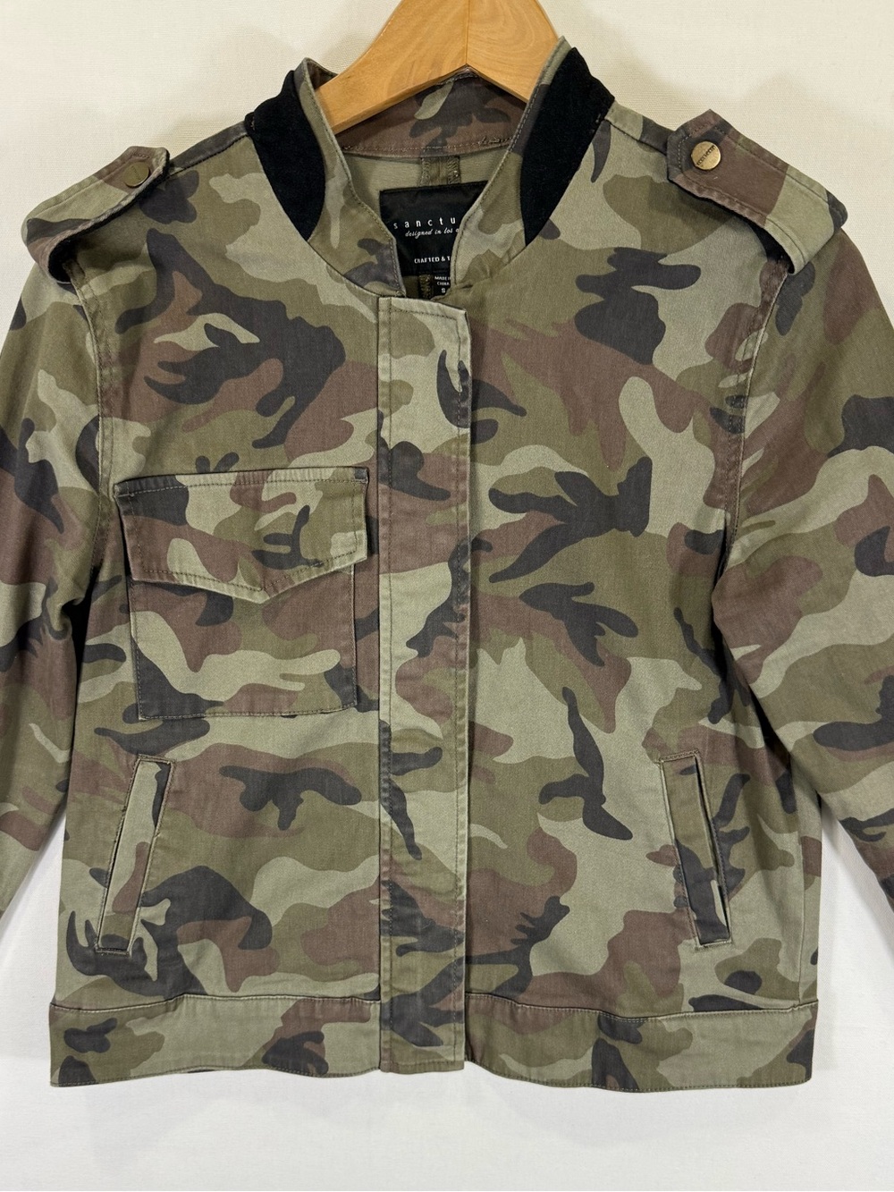 Sanctuary Kids Camo Jacket - Olive & Brown